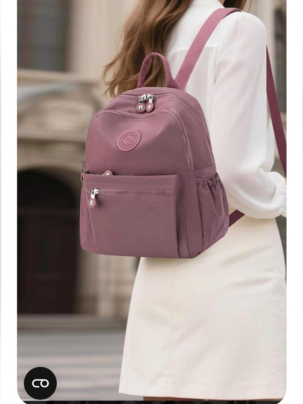Chiboa Stylish Mauve Women's Backpack -